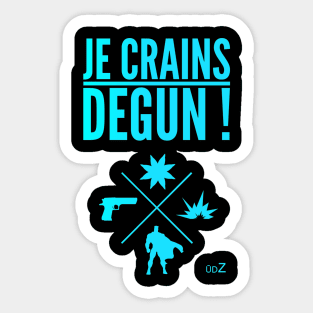 Degun modern logo Sticker